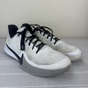 Men’s Nike Mamba Focus TB Athletic Basketball Sneakers White Wolf Grey Black 12